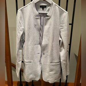 Banana Republic Women's Textured Gray Blazer